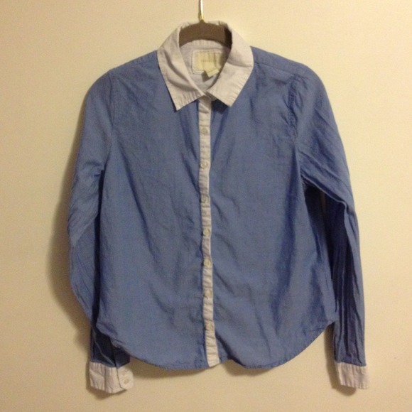 💥REDUCED💥 Forever21 Color Contrast Button Up
