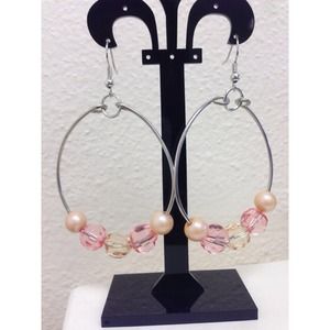 pretty in peach earrings