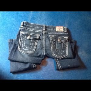 Girls true religion jeans