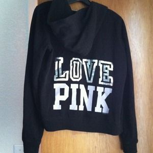 🌀reserved🌀VS Pink zip up hoodie