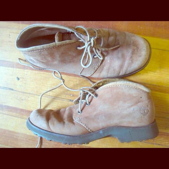 Womens', Suede, tan ankle boots.Timberland - $80 - Picture 1 of 1