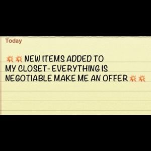 Make me an offer!