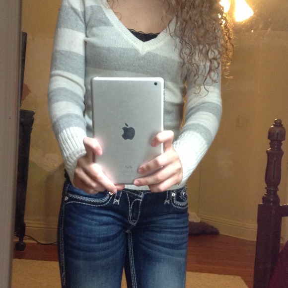 Striped American Eagle Sweater - Picture 2 of 4