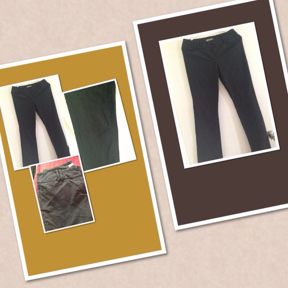 Black striped pants