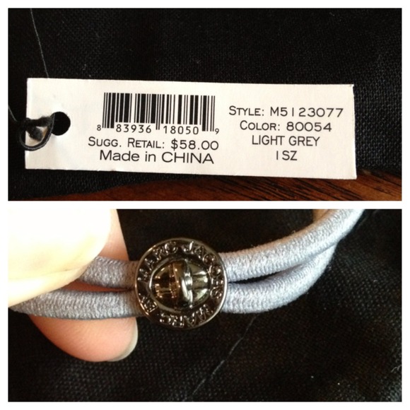 *Bundled* NWT MarcbyMJ light grey chain bracelet - Picture 3 of 4