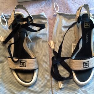 Authentic Chanel wedges