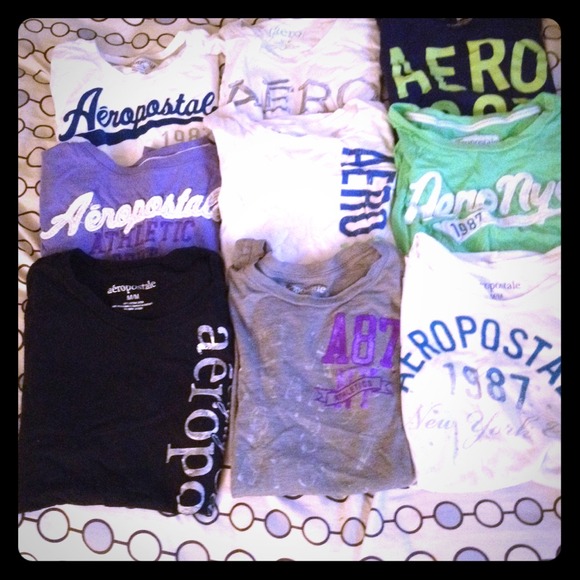 Lot of Aeropostale t-shirts !