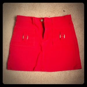 Red Mini Skirt