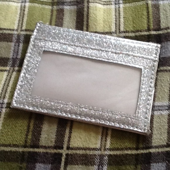Silver credit card/i.d. Holder