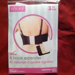 4-hook Bra extender 3 pack