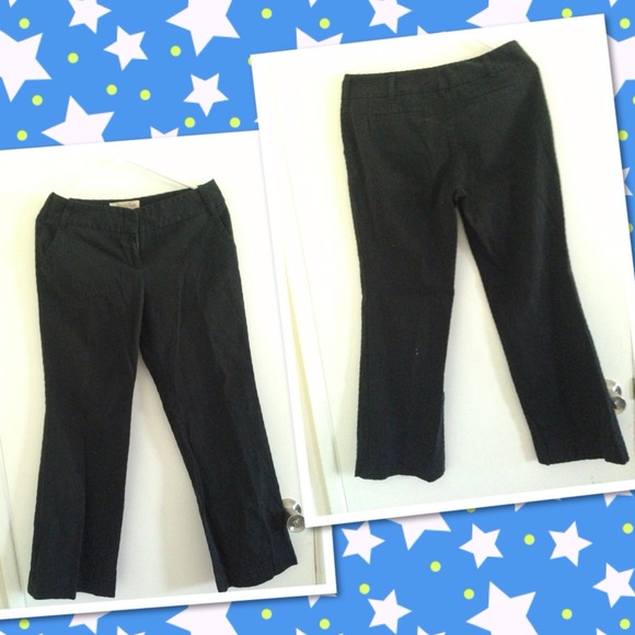Wide leg black pant