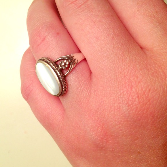 Mother of pearl ring