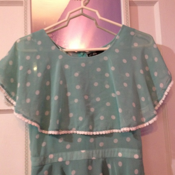 Retro polka dot dress