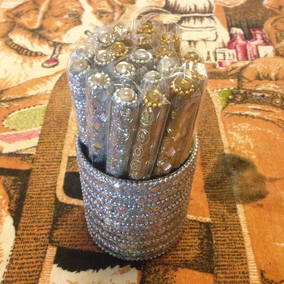 Fancy Pens With Pen Cup Holder