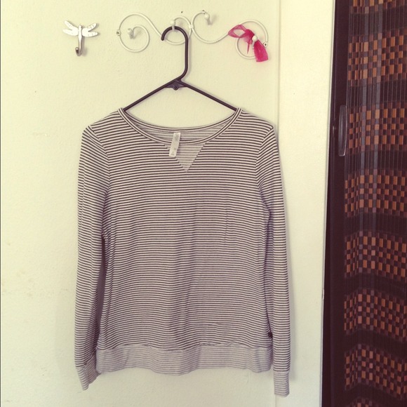 Black & White Striped Sweater