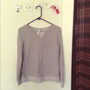 Black & White Striped Sweater