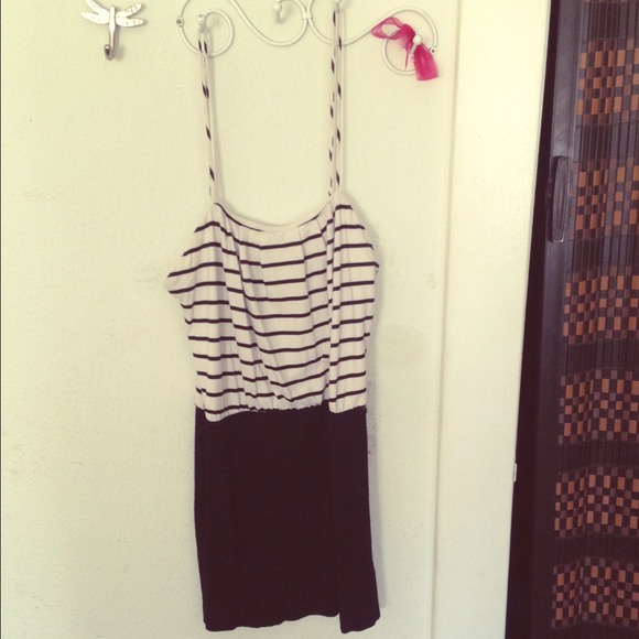 Black + White Party Dress
