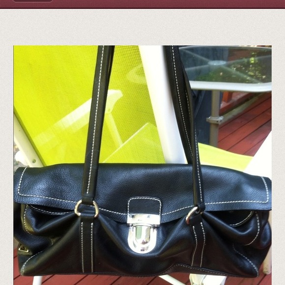 Prada Handbags - Authentic  Black Leather Prada Handbag❤️