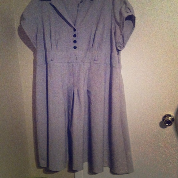 Plus size Gray Dress