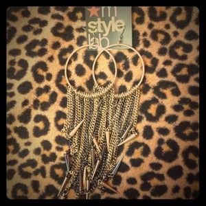 Cute long earrings never worn