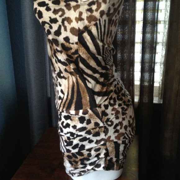 Leopard Print Dress/Top - Picture 2 of 4