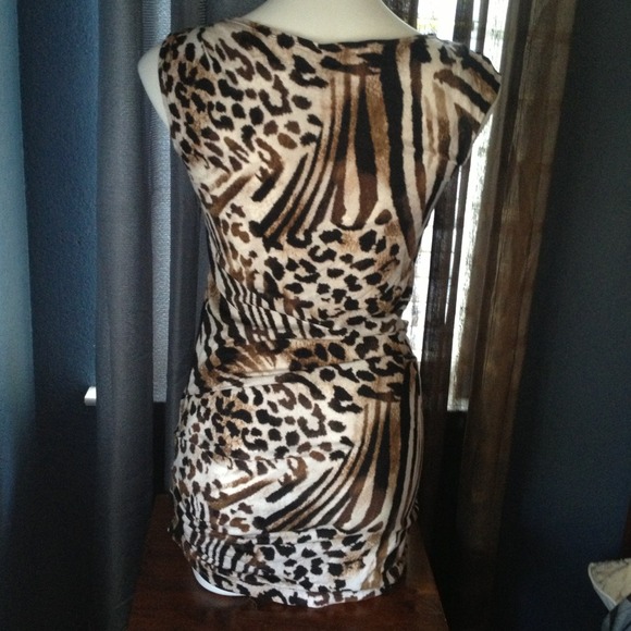 Leopard Print Dress/Top - Picture 3 of 4