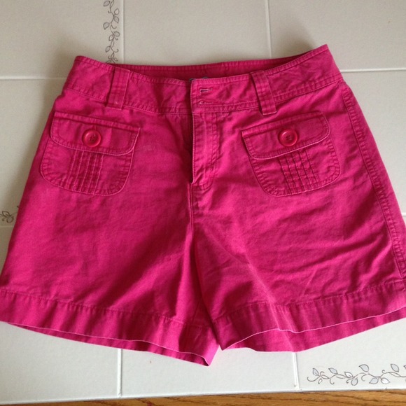 pink vintage high waisted shorts
