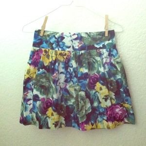❌TRADED❌ Forever 21 floral skirt