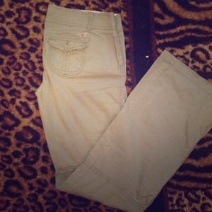 Hollister light green pants