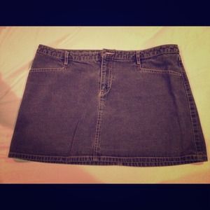 Black Old Navy Blue Jeans skirt