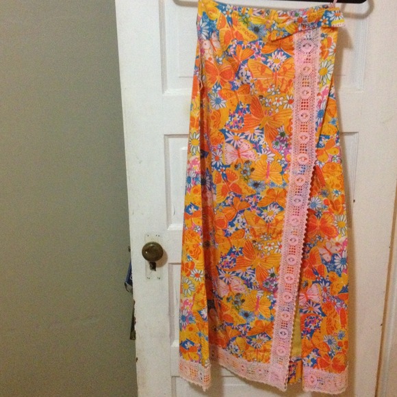 Vintage Lilly pulitzer maxi skirt 🚫no trades