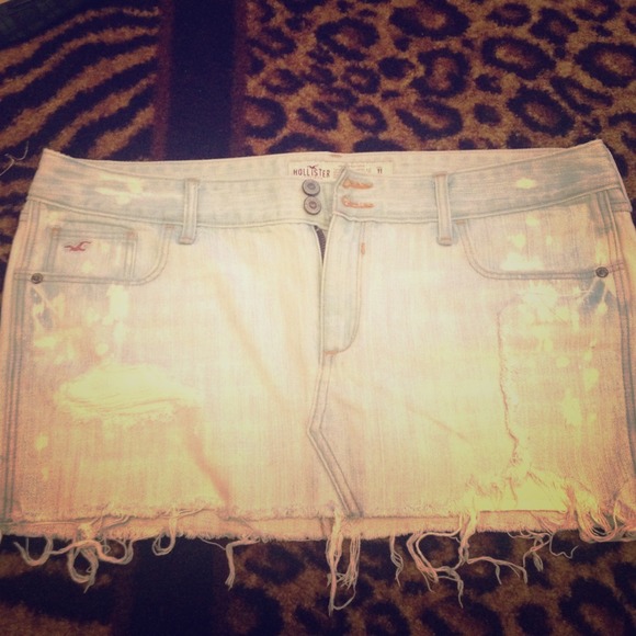 Light blue hollister skirt