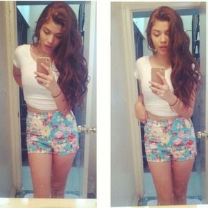 Floral Brandy Melville Shorts