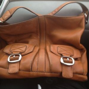 Leather Micheal Kors original ho Bo style bag
