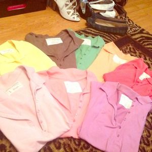 8 aero polo shits only worn acouple times.