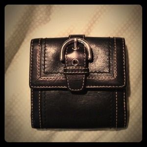 Coach leather wallet