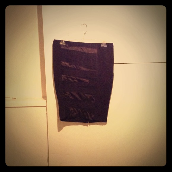 Black skirt