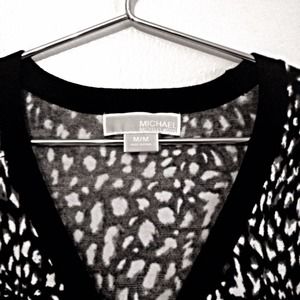 20% OFF! Michael Kors Cheetah Cardigan Sweater (M)