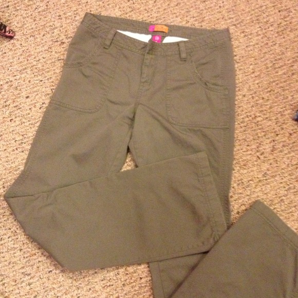 Army green pants