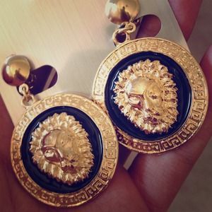 Lion Clip on earrings