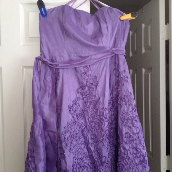 Knee length flower dress