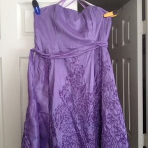 Knee length flower dress
