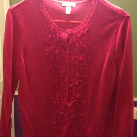Fuchsia work cardigan