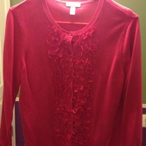 Fuchsia work cardigan