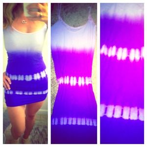 Ocean blue beach dress