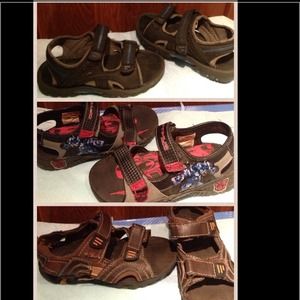 2 Pairs Of Boy Sandals Sizes 12,12.5