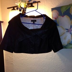 Leather belly jacket