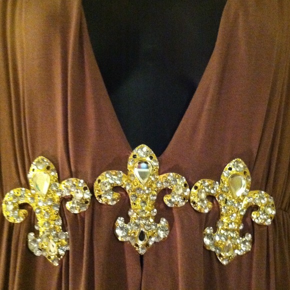 Sexy Brown Dress - Picture 3 of 4