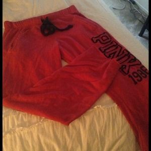 Pink boyfriend fit sweats