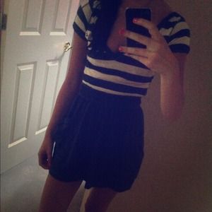 💗 HOLLISTER navy blue dress